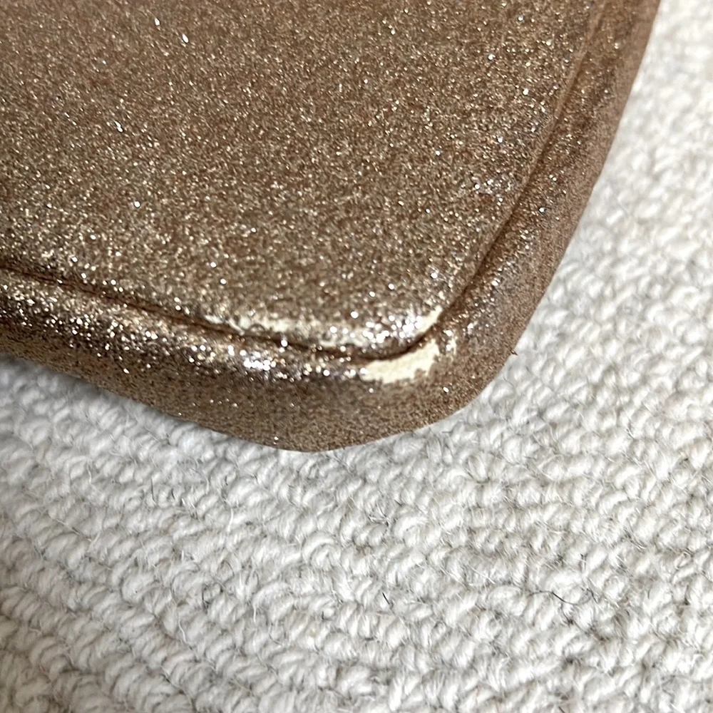 Juicy Couture Gold Glitter Laptop Case